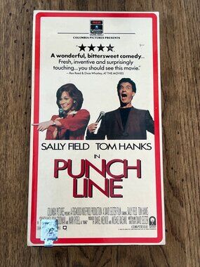 Punchline 1988 Movie VHS Comedy Sally Field Tom Hanks Pre-Owned